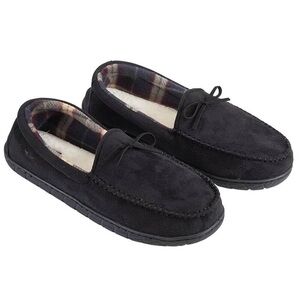 Dockers Men's Black Moccasin Slippers size 7/8 Medium men’s